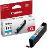 Canon inktcartridge CLI 571XL, 715 pagina&apos, s, OEM 0332C001, cyaan online kopen