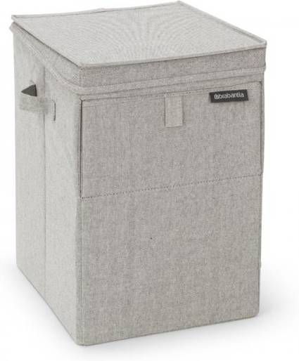 Brabantia Wasbox stapelbaar 35 liter grijs 120428 online kopen