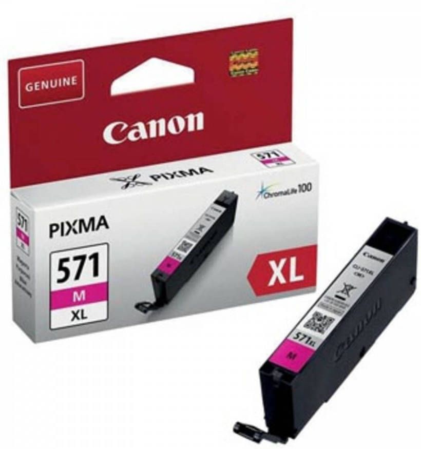 Canon inktcartridge CLI 571XL, 715 pagina&apos, s, OEM 0333C001, magenta online kopen