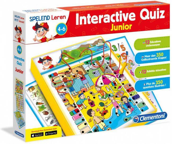 Clementoni Interactieve Quiz Junior 4 6 Jaar online kopen