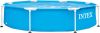 Intex Opzetzwembad 244 X 51 Cm Staal/pvc Blauw online kopen