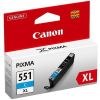 Canon inktcartridge CLI-551C-XL cyaan op blister, 695 pagina's OEM: 6444B004 online kopen