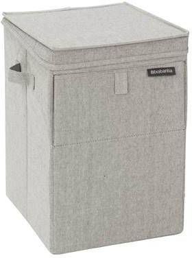 Brabantia Wasbox stapelbaar 35 liter grijs 120428 online kopen
