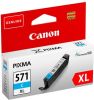 Canon inktcartridge CLI 571XL, 715 pagina&apos, s, OEM 0332C001, cyaan online kopen