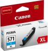 Canon inktcartridge CLI 571XL, 715 pagina&apos, s, OEM 0332C001, cyaan online kopen