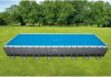 VidaXL Solarzwembadhoes 960x466 cm polyetheen blauw online kopen