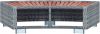 VidaXL Spatrap 92x45x25 cm poly rattan grijs online kopen