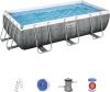 Bestway zwembad power steel set rechthoek rotan 404 online kopen