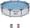 Bestway Steel Pro Max frame zwembad(Ø 305x76 cm)met filterpomp online kopen