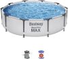 Bestway Steel Pro Max frame zwembad(Ø 305x76 cm)met filterpomp online kopen