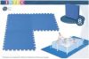 Intex Zwembadbodembeschermers 8 st 50x50 cm blauw online kopen