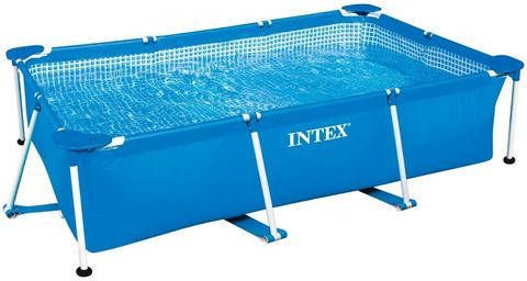 Intex Zwembad Framepool Rechthoek Rechthoekige Frame Baden 300x200x75 cm Blauw online kopen