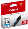 Canon inktcartridge CLI-551C-XL cyaan op blister, 695 pagina's OEM: 6444B004 online kopen