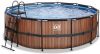 EXIT TOYS EXIT Frame Pool &#xF8, 427x122cm(12v Sand filter) houtlook online kopen