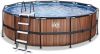 EXIT TOYS EXIT Wood Pool &#xF8, 450x122cm met Filterpomp, bruin online kopen