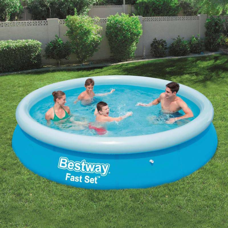 Bestway Zwembad Fast Set opblaasbaar rond 366x76 cm 57273 online kopen