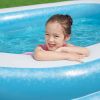 Bestway Gezinszwembad rechthoekig opblaasbaar 262x175x51cm blauw wit online kopen