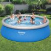 Bestway Fast Set Opblaasbaar Zwembad Inclusief Filterpomp En Zwembadtrap 457x122 Cm Rond online kopen