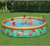 Bestway Fast Set Opblaasbaar Zwembad Inclusief Filterpomp 457x84 Cm Paradijsprint Rond online kopen