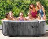 Intex Whirlpool PureSpa™ Bubble Massage Greywood Deluxe 7 delig, øxh 216x71 cm online kopen
