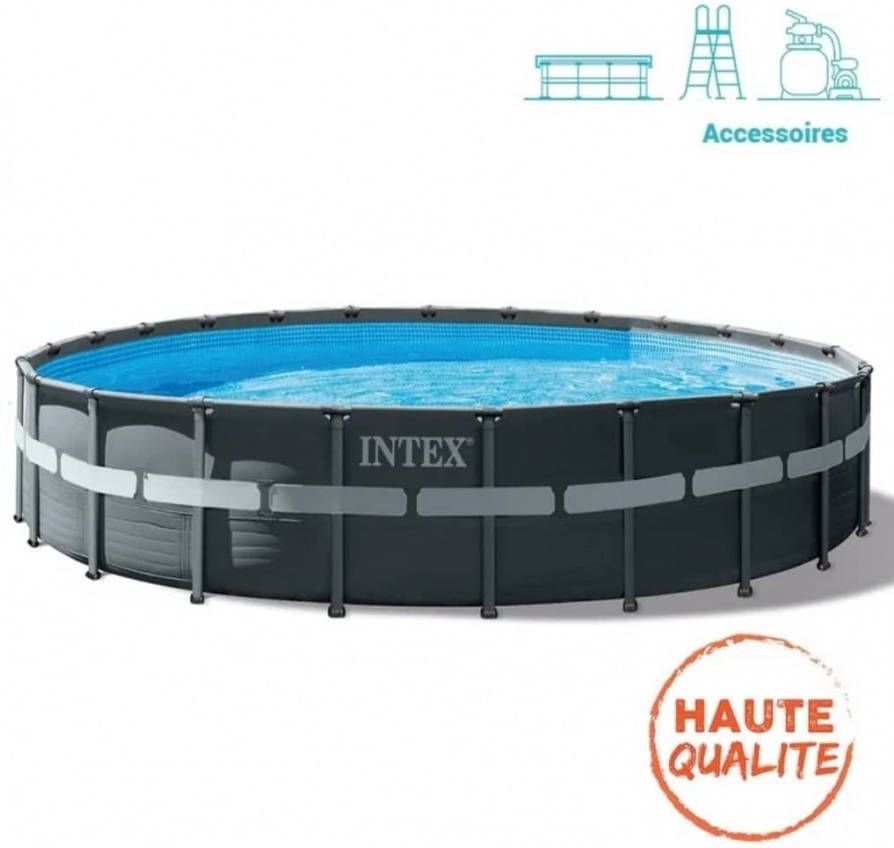 VidaXL Zwembadset rond Ultra XTR Frame 732x132 cm 26340GN online kopen