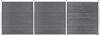 VidaXL Schutting 526x186 cm HKC grijs online kopen