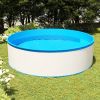 VidaXL Splasher pool 350x90 cm wit online kopen