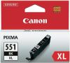 Canon inktcartridge CLI-551BK-XL zwart op blister, 950 pagina's OEM: 6443B004 online kopen