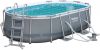 Bestway Power Steel Levant Ovaal 424 frame zwembad(424x250 cm)met filterpomp online kopen