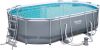 Bestway Power Steel Opzetzwembad Inclusief Filterpomp En Accessoires 488x305x107 Cm Rechthoekig online kopen