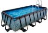 EXIT Toys Exit Stone Zwembad 400x200x100cm Met Zandfilterpomp Grijs online kopen