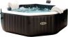 Intex Whirlpool PureSpa™ Octagon Bubble Jet PureSPA "Jet + Bubble Deluxe" octagon, onyx black 6 delig, øxh 201x71cm, met zoutwatersysteem(set ) online kopen