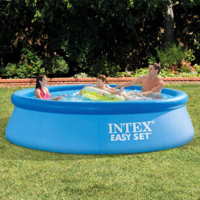 Intex opblaaszwembad met pomp 28122GN Easy 305 x 76 cm blauw online kopen