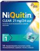 Niquitin 3x Clear Nicotinepleisters 21 mg Stap 1 14 stuks online kopen